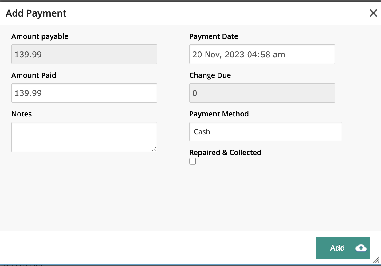 How do I add a payment?