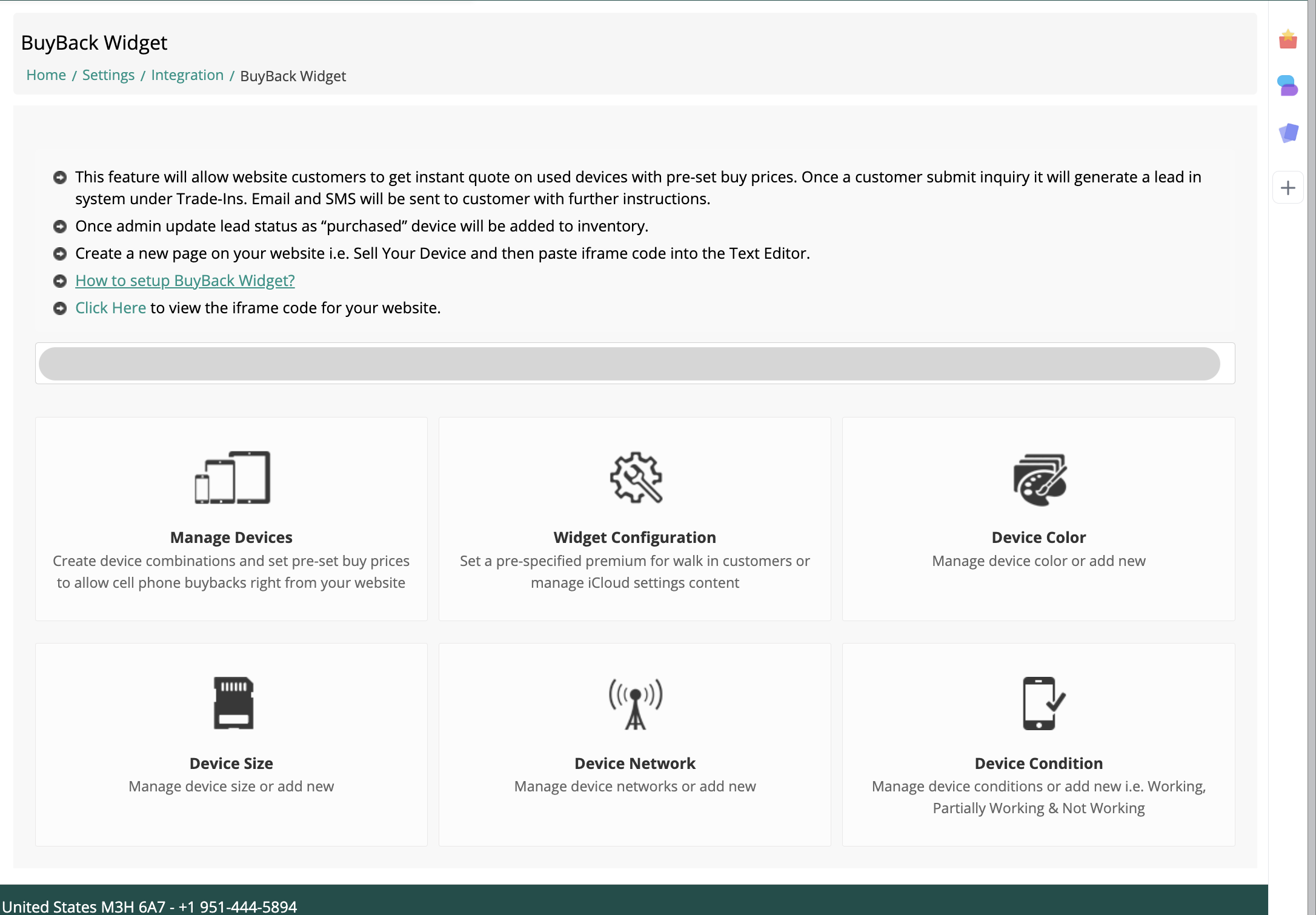 View Sold Widget Buy and Sell Pre-Owned Devices Using BuyBack Widget